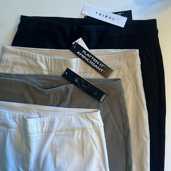 Tribal Audrey capris w/pockets/seasonal essentials “flatten it” technology -NWT - Picture 16 of 16